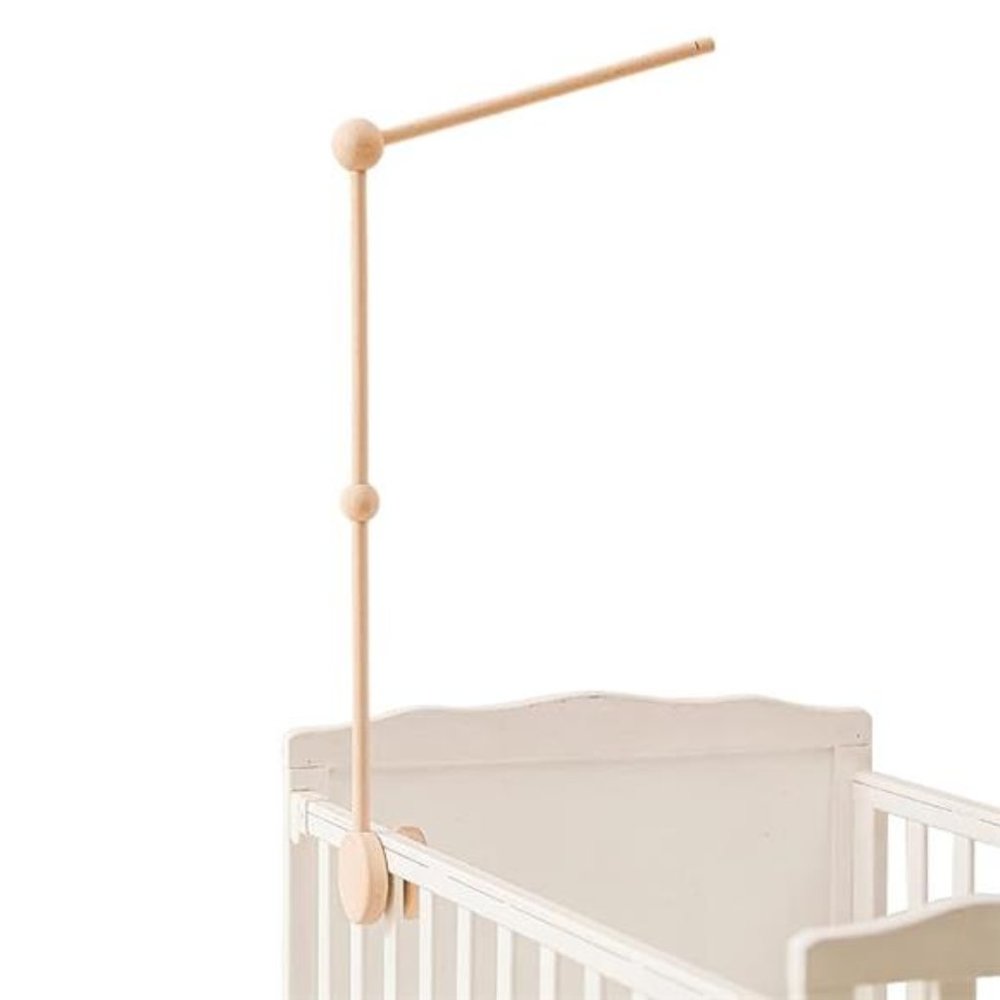 Baby Crib Mobile Arm - HBM 30 Inch Wooden Mobile Arm for Crib Mobile Hanger